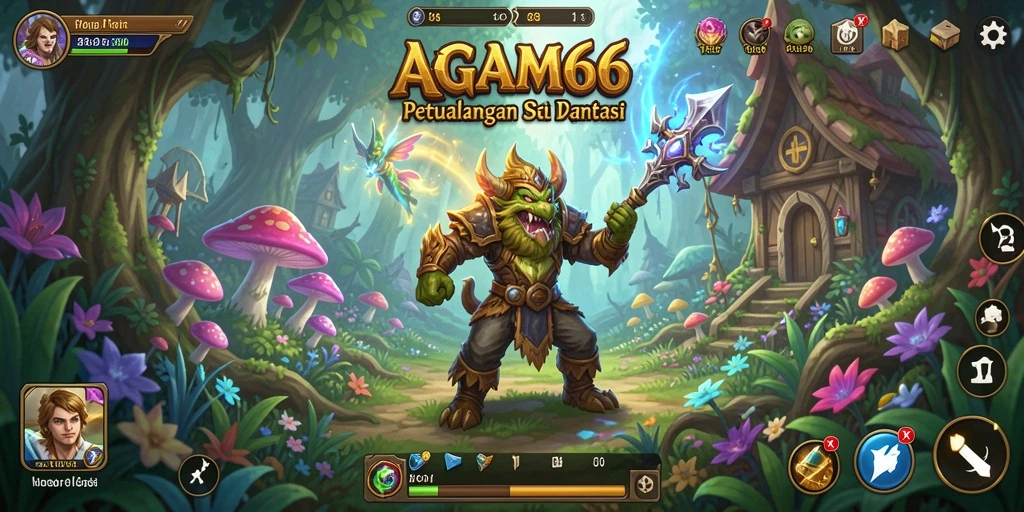 Tampilan gameplay AGAM66 dengan petualangan yang menarik.