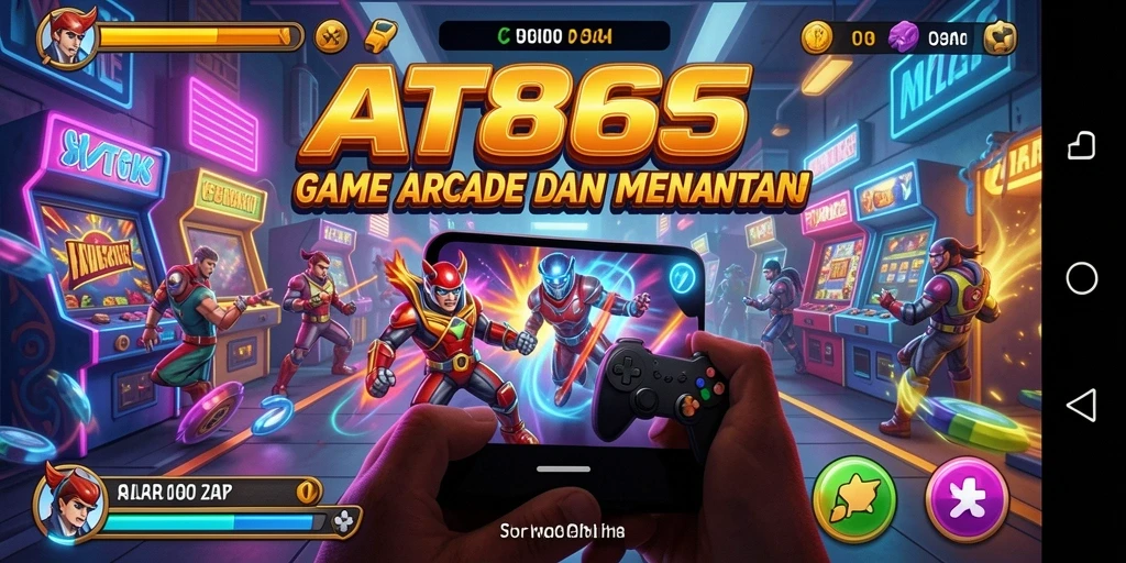 Screenshot gameplay AS866 menampilkan aksi seru dan tantangan Arcade.