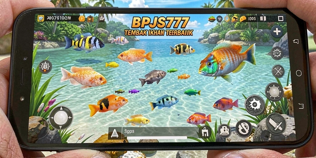 Tampilan gameplay seru dari BPJS777 dengan berbagai ikan yang menantang.