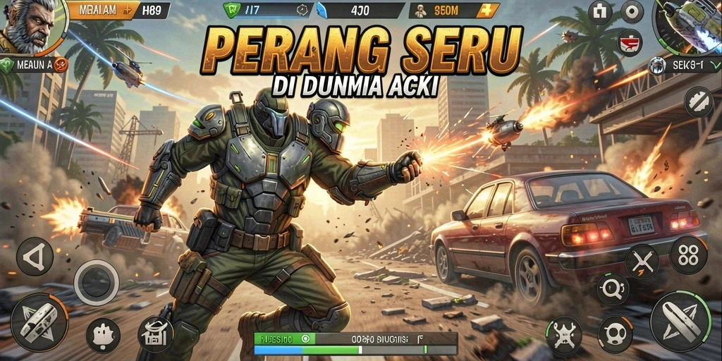 Gameplay H89 yang mendebarkan dengan aksi tiada henti.