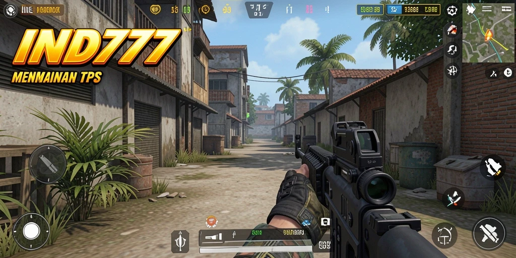 Screenshot gameplay TPS IND777 yang seru dan menarik.