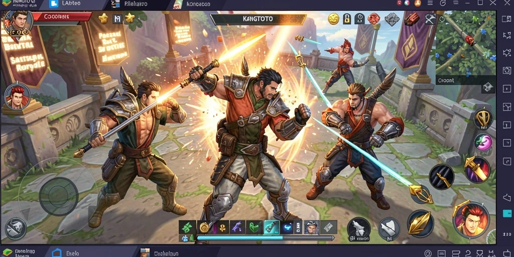 Screenshot gameplay menegangkan di KANGTOTO dengan aksi seru.