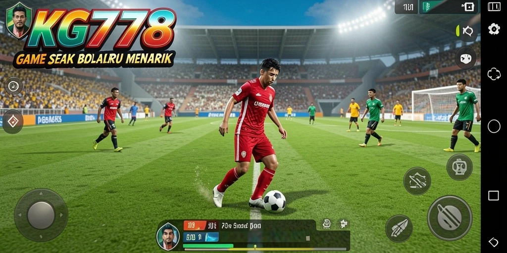 Tampilan gameplay menarik dalam game sepak bola KG778.