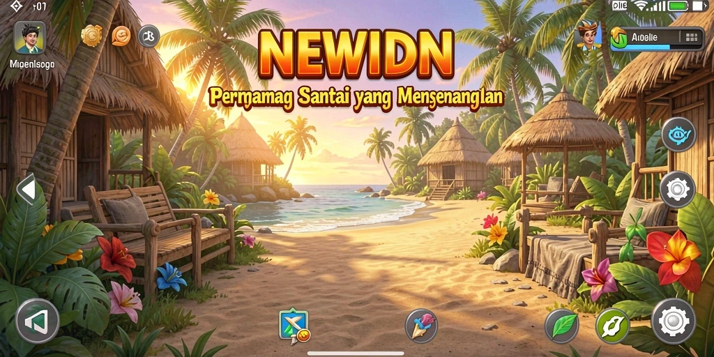 Tangkapan layar NEWIDN menunjukkan momen gameplay yang mengasyikkan dan santai.