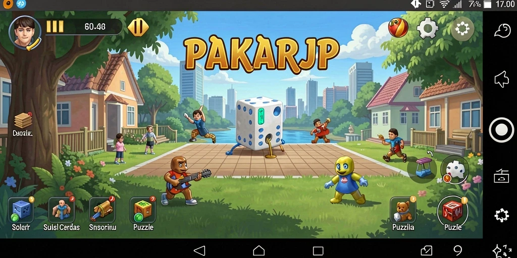 Tampilan gameplay PAKARJP dengan teka-teki yang menantang.