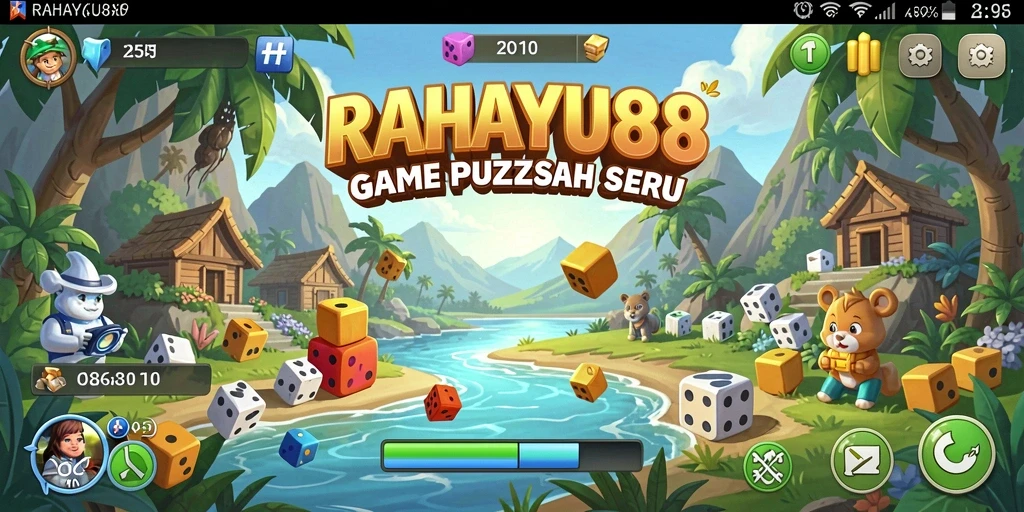 Tampilan gameplay RAHAYU88 dengan berbagai teka-teki menarik.